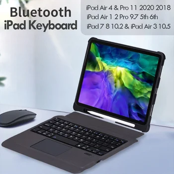 Tablet Teclado Com Touchpad Para IPad Pro11 Air3 10.2 9.7 10.5 12.9 Polegadas Tablet Escudo Protetor Teclado Do IPad Case Venda