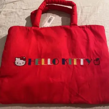 Bolsa De Mulher Kawaii Sanrio Hello Kitty 2022 Bolsa Nova Cartoon Brinquedo Bonito Boneca De Grande Capacidade Versátil School Bag Girl Presente