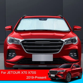 Para Jetour X70 X70S 2019-2025 Carro Chapéus-de-sol UV Capa de Proteção para janelas Laterais de Cortina pára-Sol Viseira pára-brisa do Tapete do Carro-Acessórios
