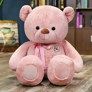 Grande Urso Do Teddy Do Brinquedo Do Luxuoso Linda Enorme De Pelúcia Macia Kawaii Doll Amante De Decoração De Quarto De Crianças Para A Namorada Travesseiro De Presente