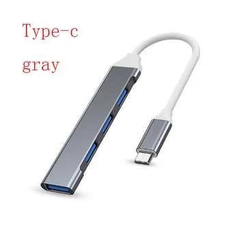 HUB USB C 3.0 Tipo C 3.1 4 Porta Multi Divisor de Adaptador OTG Para Citroen C-Quatre C-Triomphe Picasso C1 C2 C3 C4 C4L C5 Elysee/DS