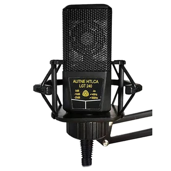 Microfone de condensador de 3.5 mm Jack Computador para Gravação de Microfone para Jogos de Streaming de Mídia Podcasts