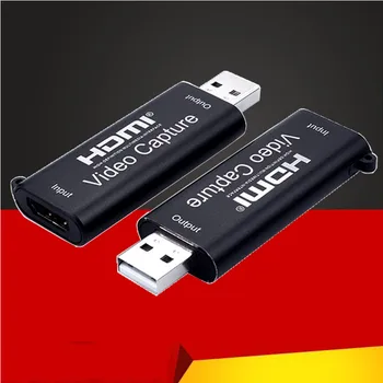 HDMI, Placa de Captura de 4K 1080P Áudio USB 2.0 Placa de Captura de Vídeo do Dispositivo de Game Capture HD ao Vivo Streaming para PC, PS3/4 Xbox Um Gravador de